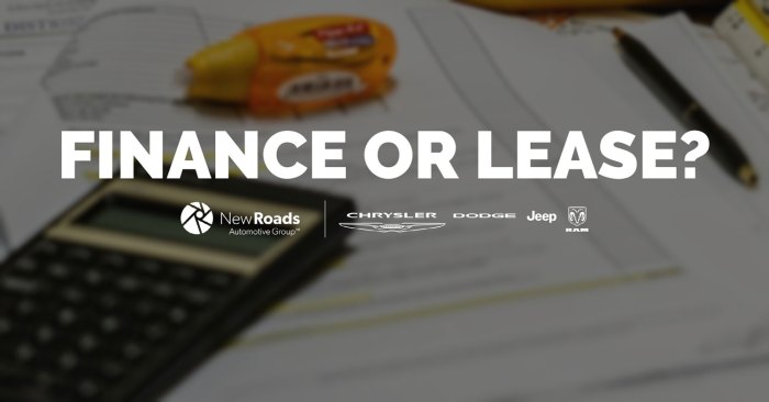 Lease vs finance